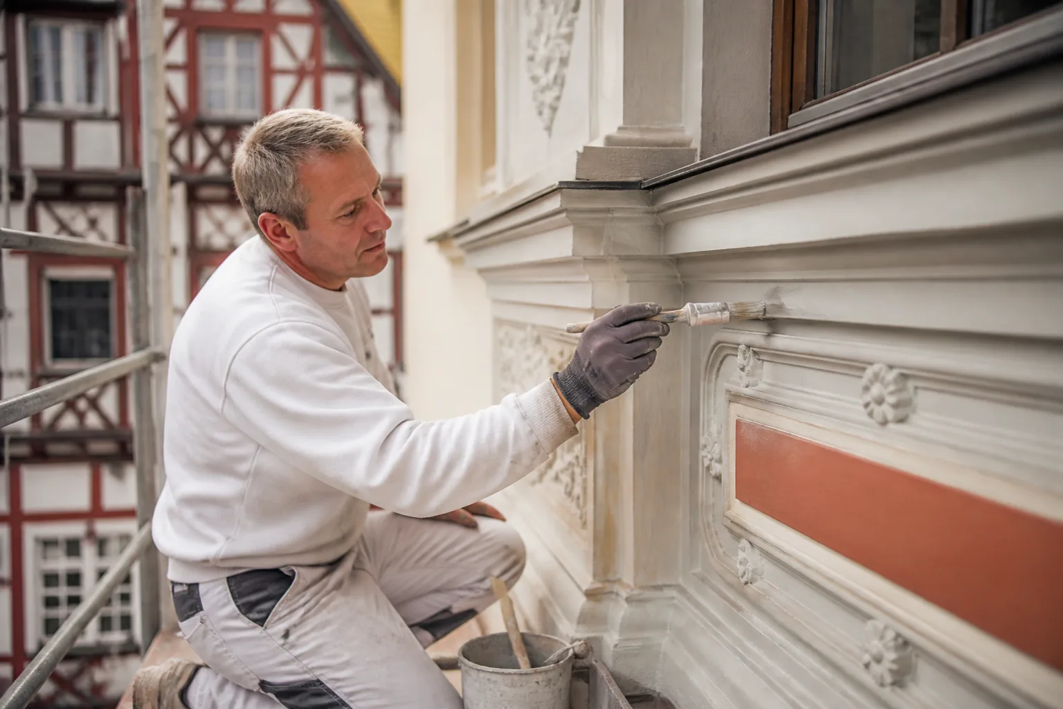 Maler, Stuckateur und Sanierung